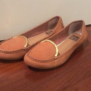 Tan Suede Loafers